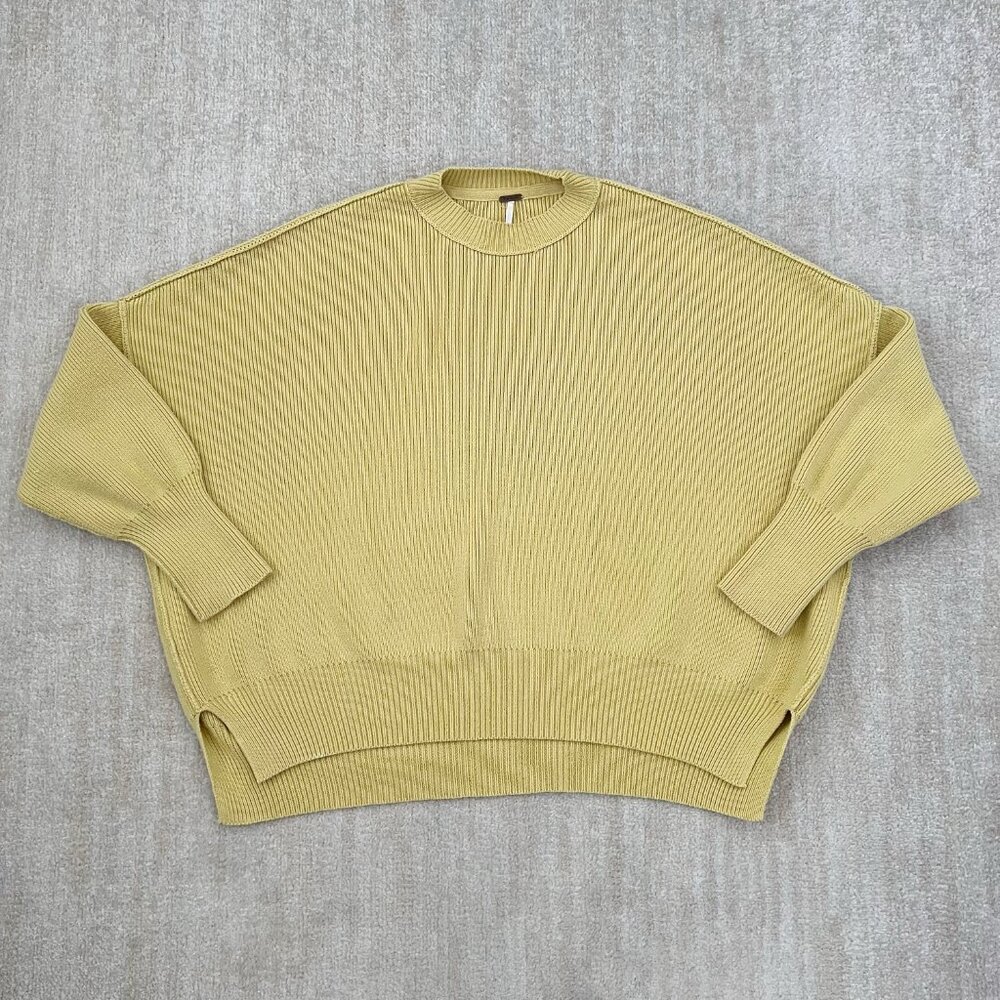 Free People Easy Street Oversized Tunic Cotton Sweater XS